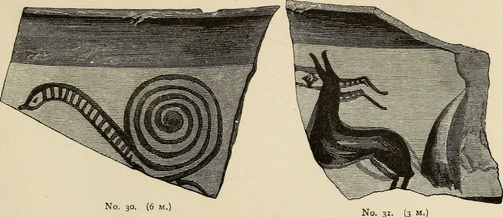 An illustration from Mycenae : a narrative of researches and discoveries at Mycenae and Tiryns, 1878, leaf 481