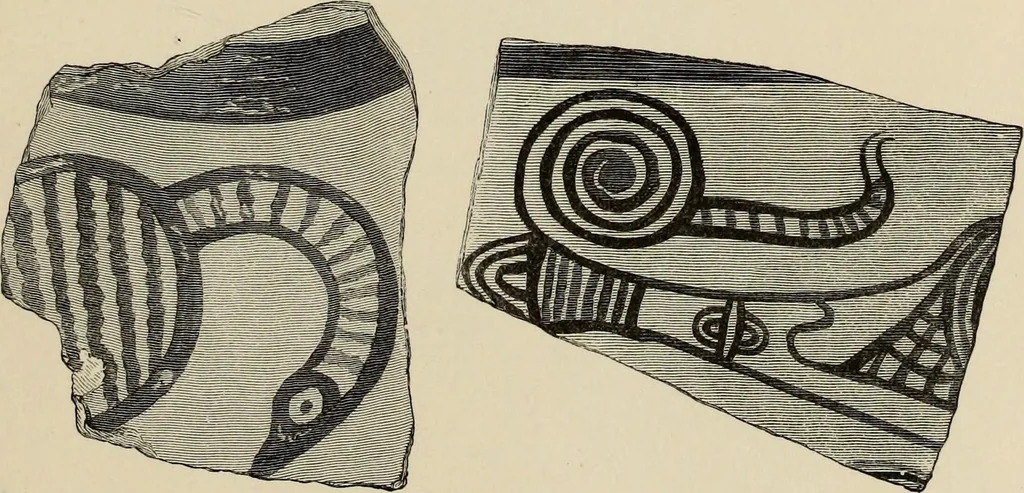 An illustration from Mycenae : a narrative of researches and discoveries at Mycenae and Tiryns, 1878, leaf 481