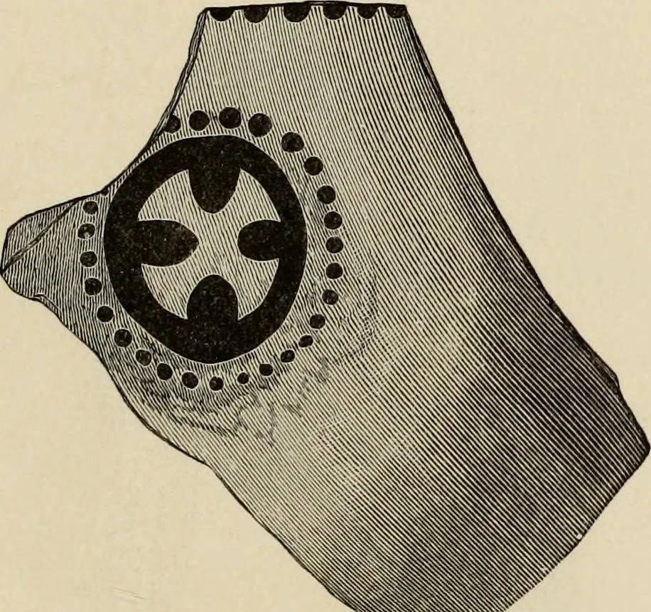 An illustration from Mycenae : a narrative of researches and discoveries at Mycenae and Tiryns, 1878, leaf 489