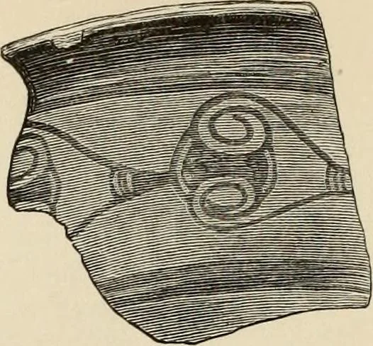 An illustration from Mycenae : a narrative of researches and discoveries at Mycenae and Tiryns, 1878, leaf 489