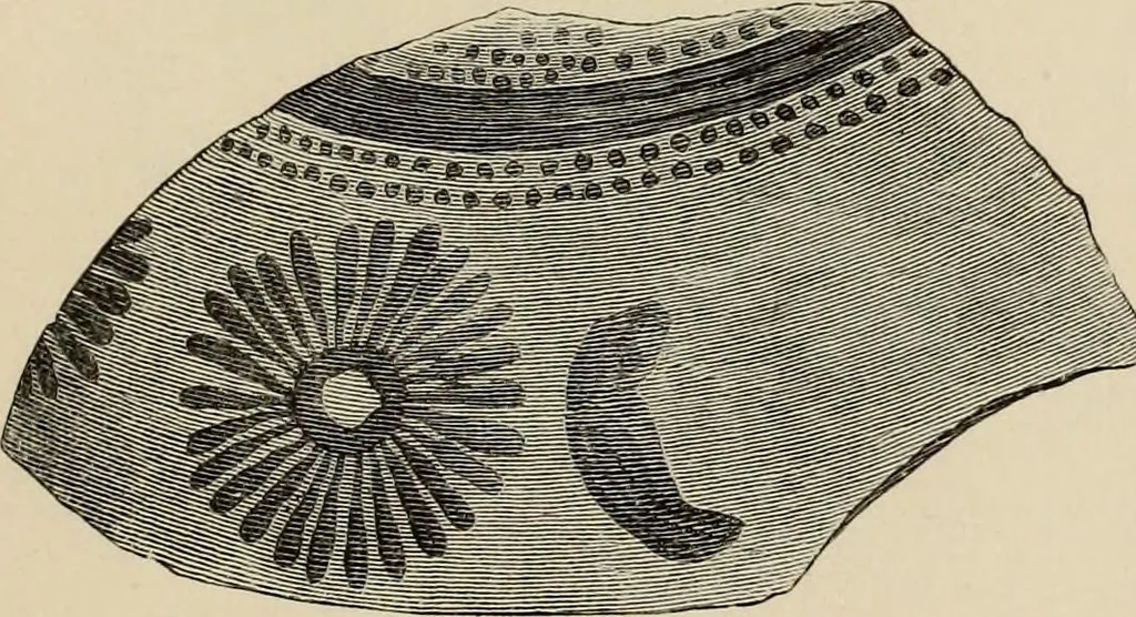 An illustration from Mycenae : a narrative of researches and discoveries at Mycenae and Tiryns, 1878, leaf 489