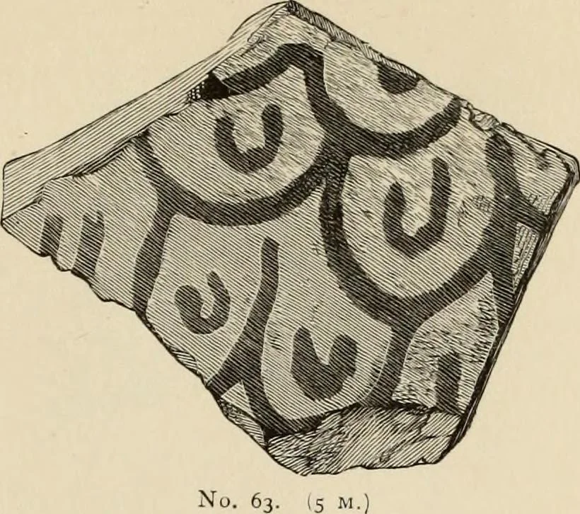 An illustration from Mycenae : a narrative of researches and discoveries at Mycenae and Tiryns, 1878, leaf 491