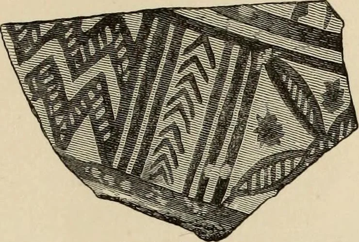 An illustration from Mycenae : a narrative of researches and discoveries at Mycenae and Tiryns, 1878, leaf 493