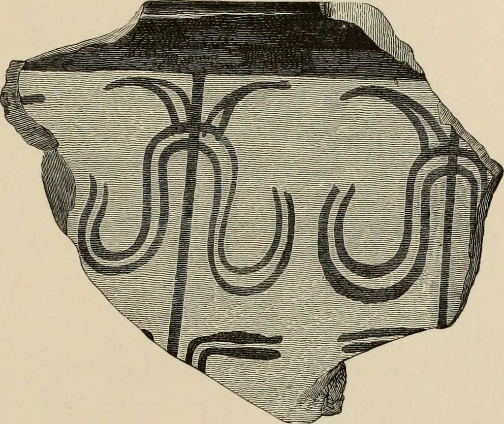 An illustration from Mycenae : a narrative of researches and discoveries at Mycenae and Tiryns, 1878, leaf 493