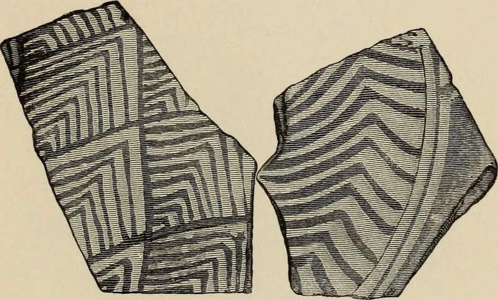 An illustration from Mycenae : a narrative of researches and discoveries at Mycenae and Tiryns, 1878, leaf 493
