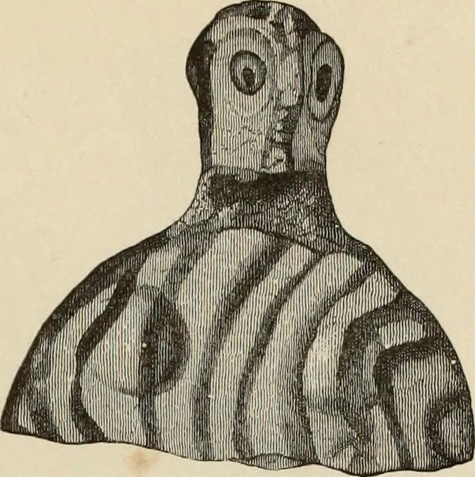 An illustration from Mycenae : a narrative of researches and discoveries at Mycenae and Tiryns, 1878, leaf 497