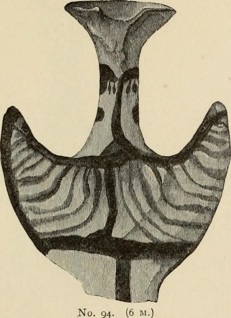 An illustration from Mycenae : a narrative of researches and discoveries at Mycenae and Tiryns, 1878, leaf 499