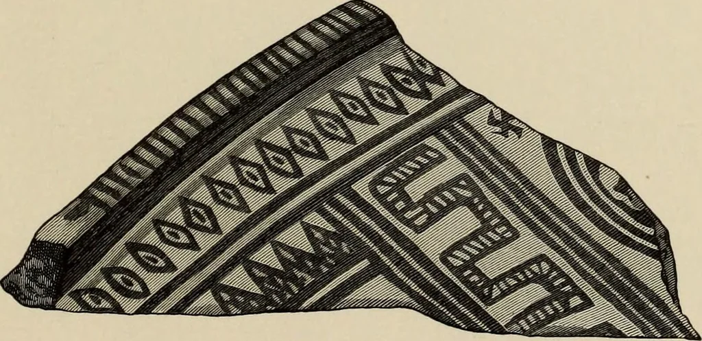 An illustration from Mycenae : a narrative of researches and discoveries at Mycenae and Tiryns, 1878, leaf 505