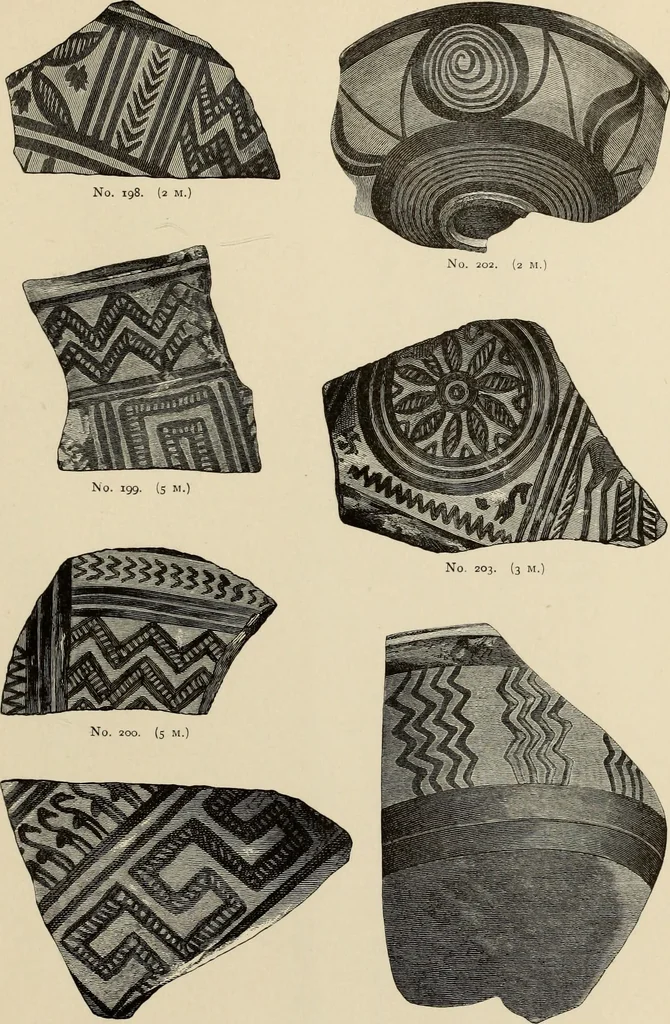 An illustration from Mycenae : a narrative of researches and discoveries at Mycenae and Tiryns, 1878, leaf 507