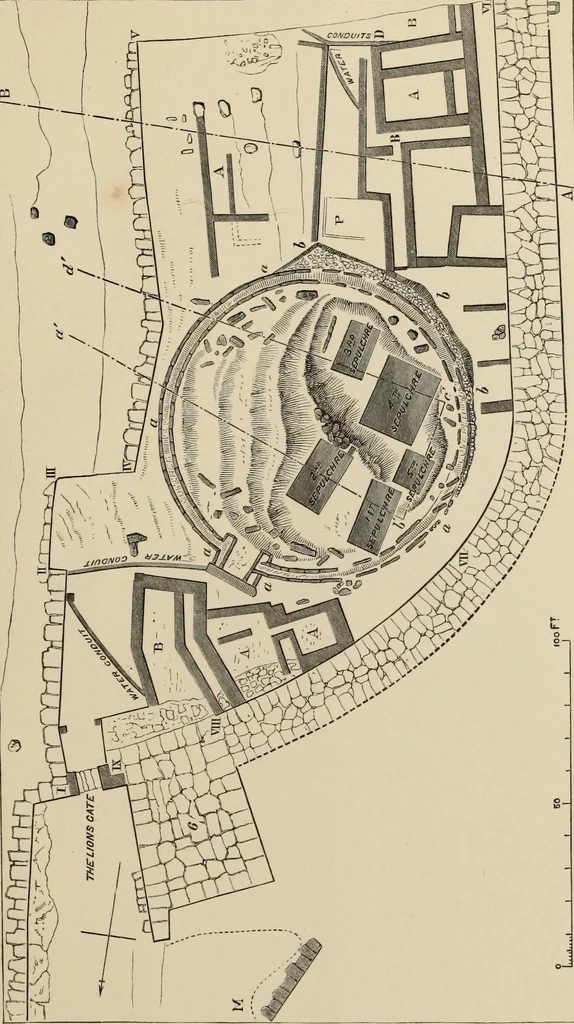 An illustration from Mycenae : a narrative of researches and discoveries at Mycenae and Tiryns, 1878, leaf 511