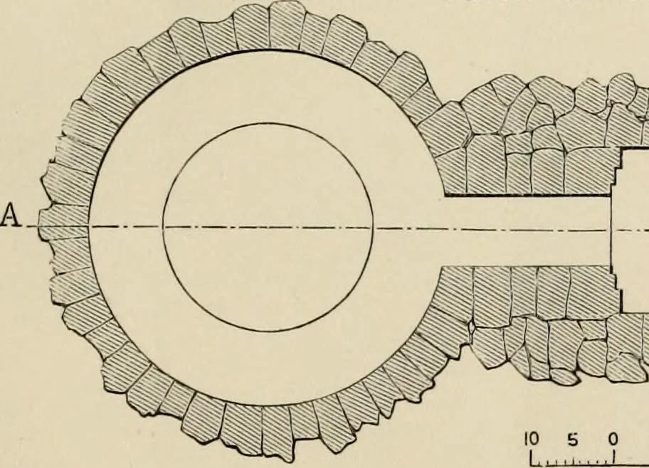 An illustration from Mycenae : a narrative of researches and discoveries at Mycenae and Tiryns, 1878, leaf 523