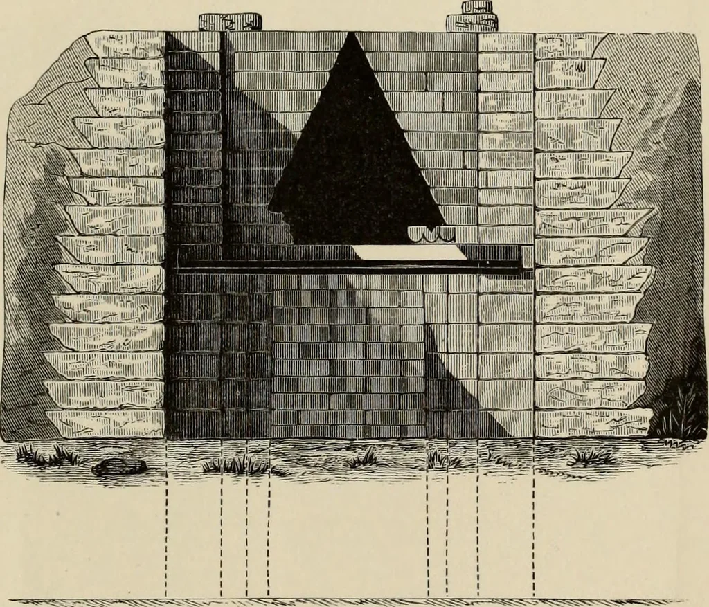An illustration from Mycenae : a narrative of researches and discoveries at Mycenae and Tiryns, 1878, leaf 523