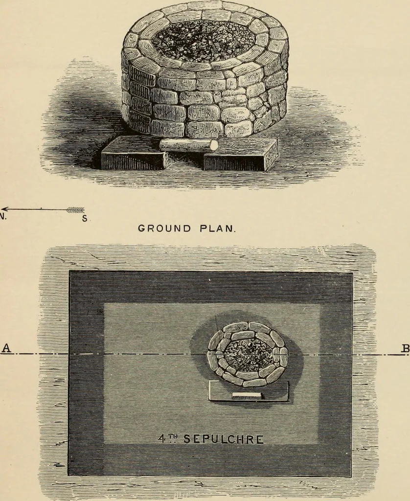 An illustration from Mycenae : a narrative of researches and discoveries at Mycenae and Tiryns, 1878, leaf 525
