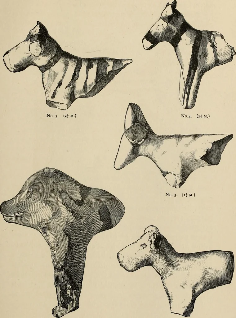 An illustration from Mycenae : a narrative of researches and discoveries at Mycenae and Tiryns, 1878, leaf 86