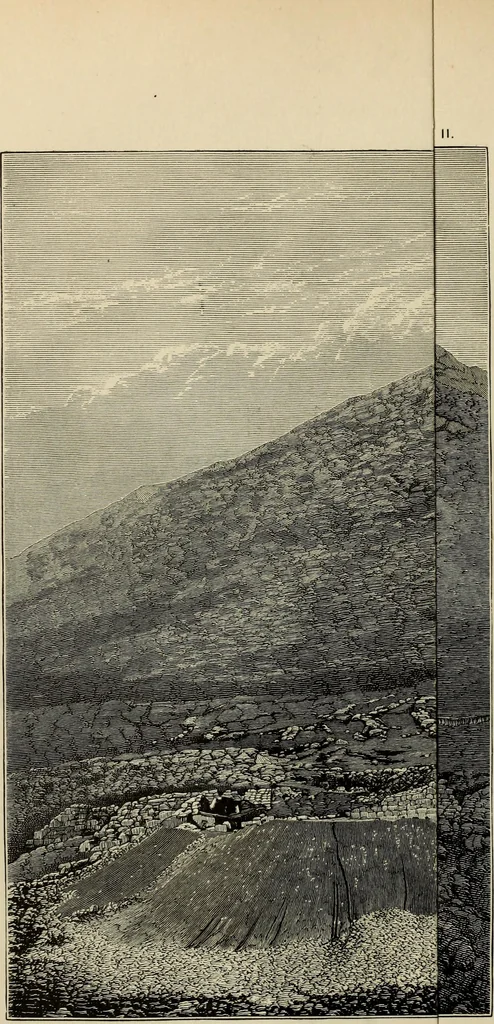 An illustration from Mycenae : a narrative of researches and discoveries at Mycenae and Tiryns, 1878, leaf 99