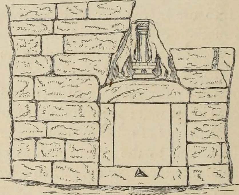 An illustration from Mycen©Œ : a narrative of researches and discoveries at Mycen©Œ and Tiryns, 1878, leaf 113
