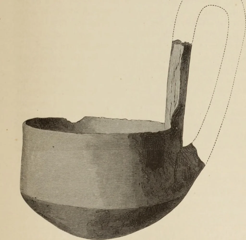 An illustration from Mycen©Œ : a narrative of researches and discoveries at Mycen©Œ and Tiryns, 1878, leaf 136