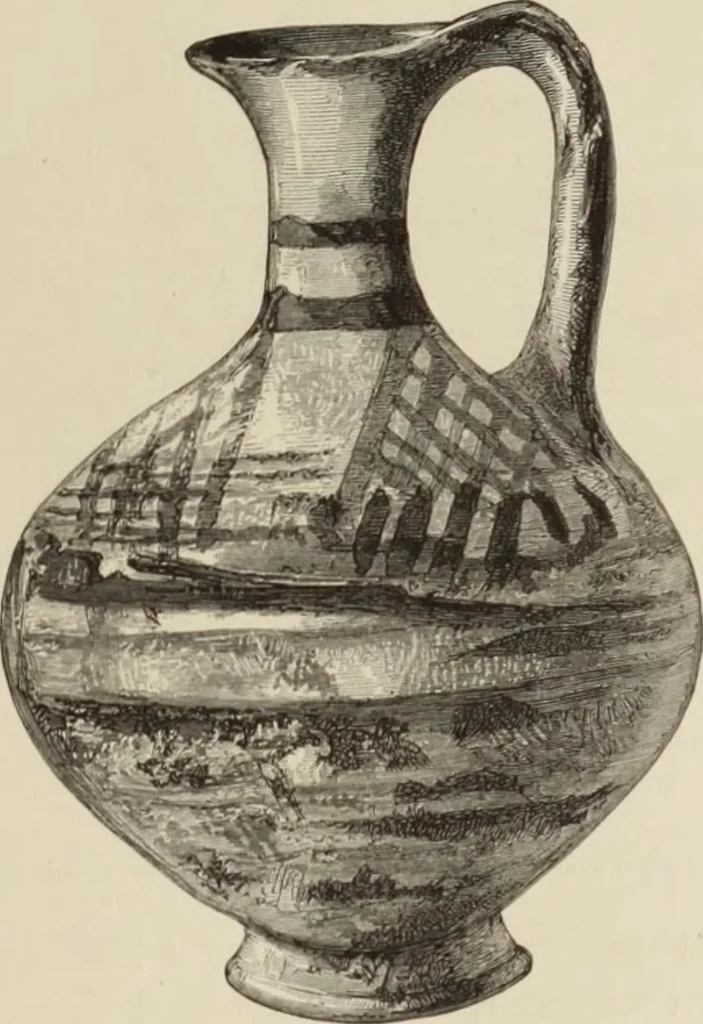 An illustration from Mycen©Œ : a narrative of researches and discoveries at Mycen©Œ and Tiryns, 1878, leaf 150