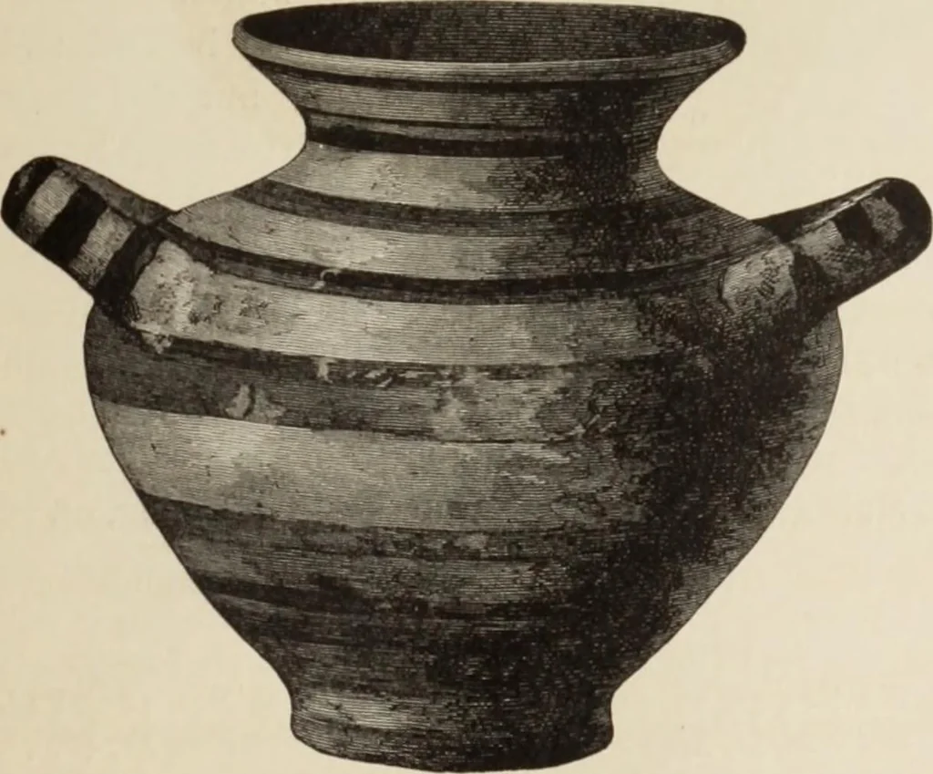 An illustration from Mycen©Œ : a narrative of researches and discoveries at Mycen©Œ and Tiryns, 1878, leaf 152