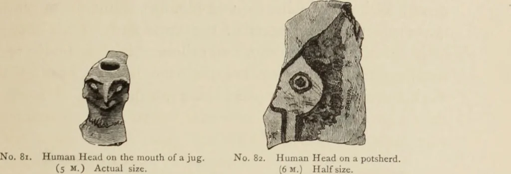 An illustration from Mycen©Œ : a narrative of researches and discoveries at Mycen©Œ and Tiryns, 1878, leaf 154