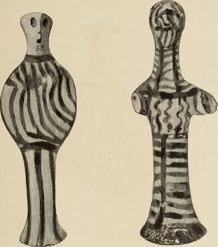 An illustration from Mycen©Œ : a narrative of researches and discoveries at Mycen©Œ and Tiryns, 1878, leaf 158