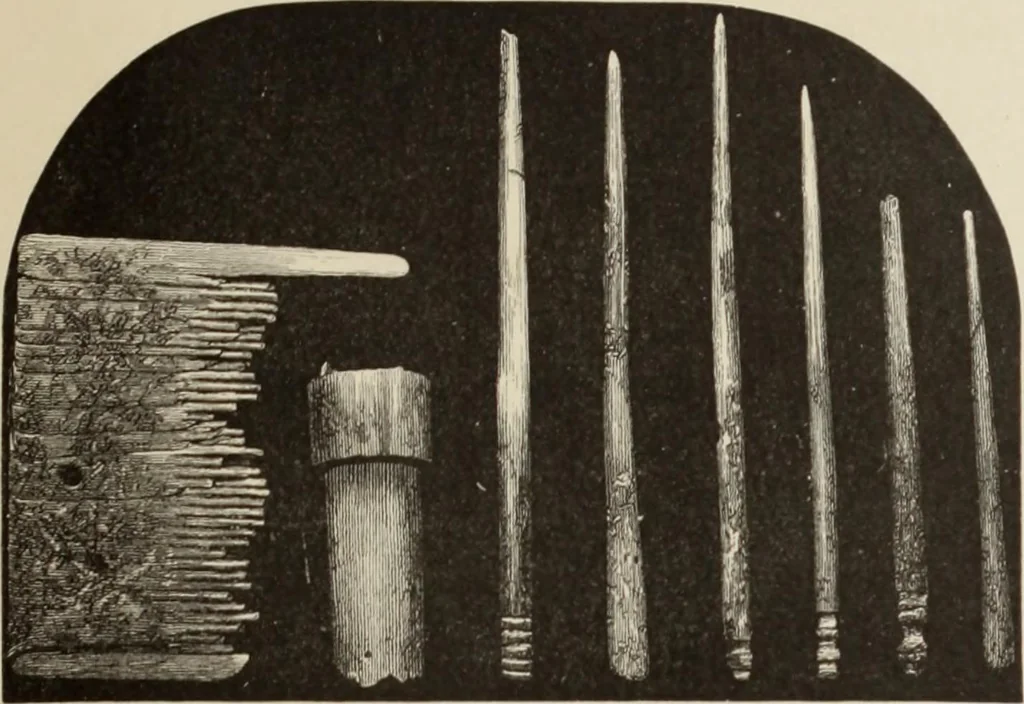 An illustration from Mycen©Œ : a narrative of researches and discoveries at Mycen©Œ and Tiryns, 1878, leaf 164