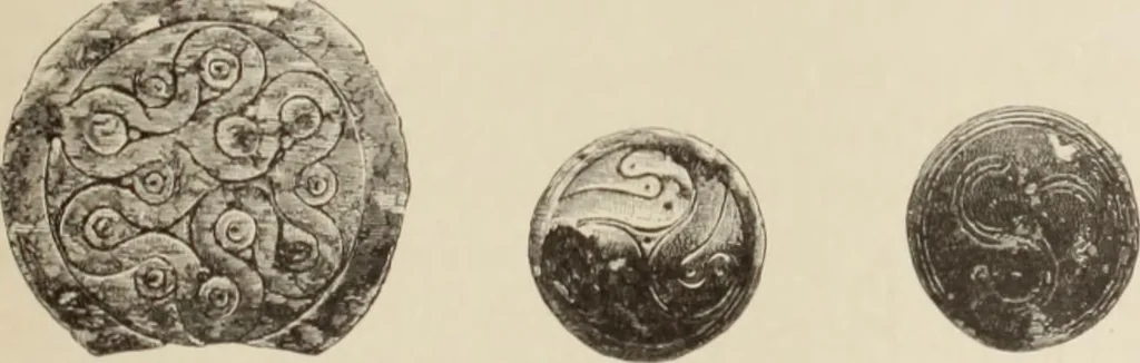An illustration from Mycen©Œ : a narrative of researches and discoveries at Mycen©Œ and Tiryns, 1878, leaf 164