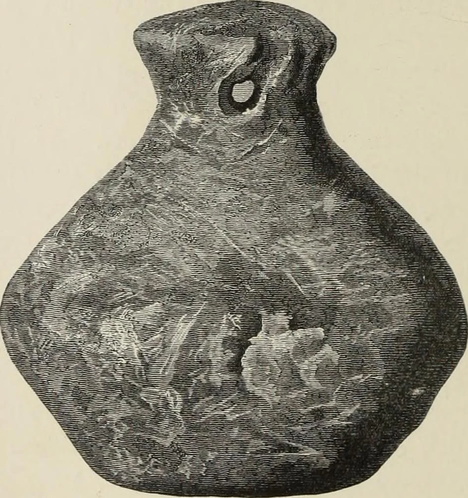 An illustration from Mycen©Œ : a narrative of researches and discoveries at Mycen©Œ and Tiryns, 1878, leaf 185