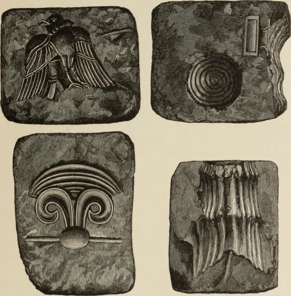 An illustration from Mycen©Œ : a narrative of researches and discoveries at Mycen©Œ and Tiryns, 1878, leaf 194