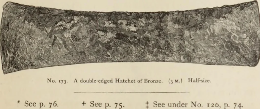 An illustration from Mycen©Œ : a narrative of researches and discoveries at Mycen©Œ and Tiryns, 1878, leaf 196