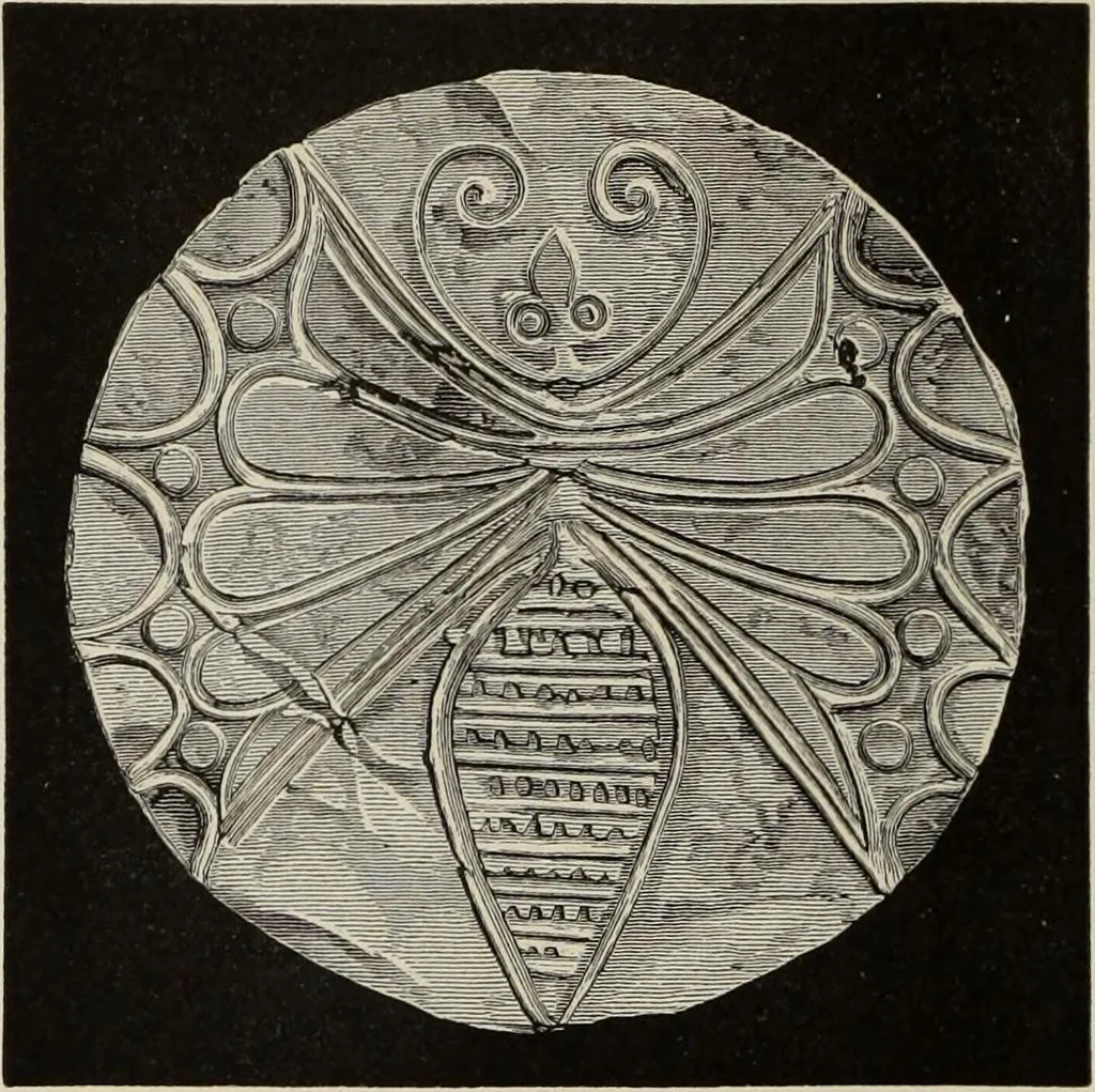 An illustration from Mycen©Œ : a narrative of researches and discoveries at Mycen©Œ and Tiryns, 1878, leaf 257