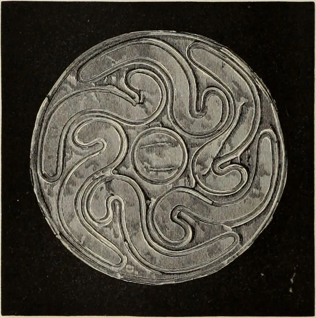 An illustration from Mycen©Œ : a narrative of researches and discoveries at Mycen©Œ and Tiryns, 1878, leaf 257