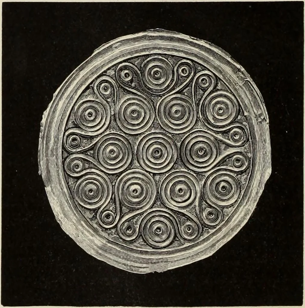 An illustration from Mycen©Œ : a narrative of researches and discoveries at Mycen©Œ and Tiryns, 1878, leaf 261