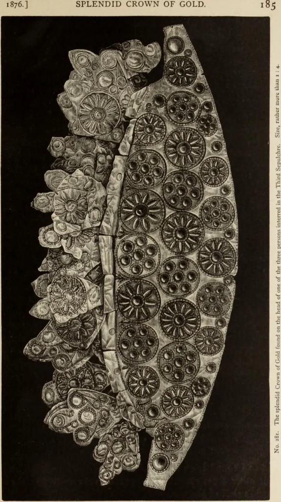 An illustration from Mycen©Œ : a narrative of researches and discoveries at Mycen©Œ and Tiryns, 1878, leaf 274