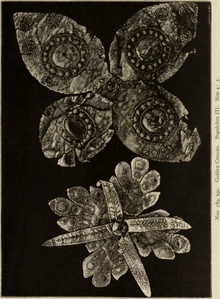 An illustration from Mycen©Œ : a narrative of researches and discoveries at Mycen©Œ and Tiryns, 1878, leaf 280