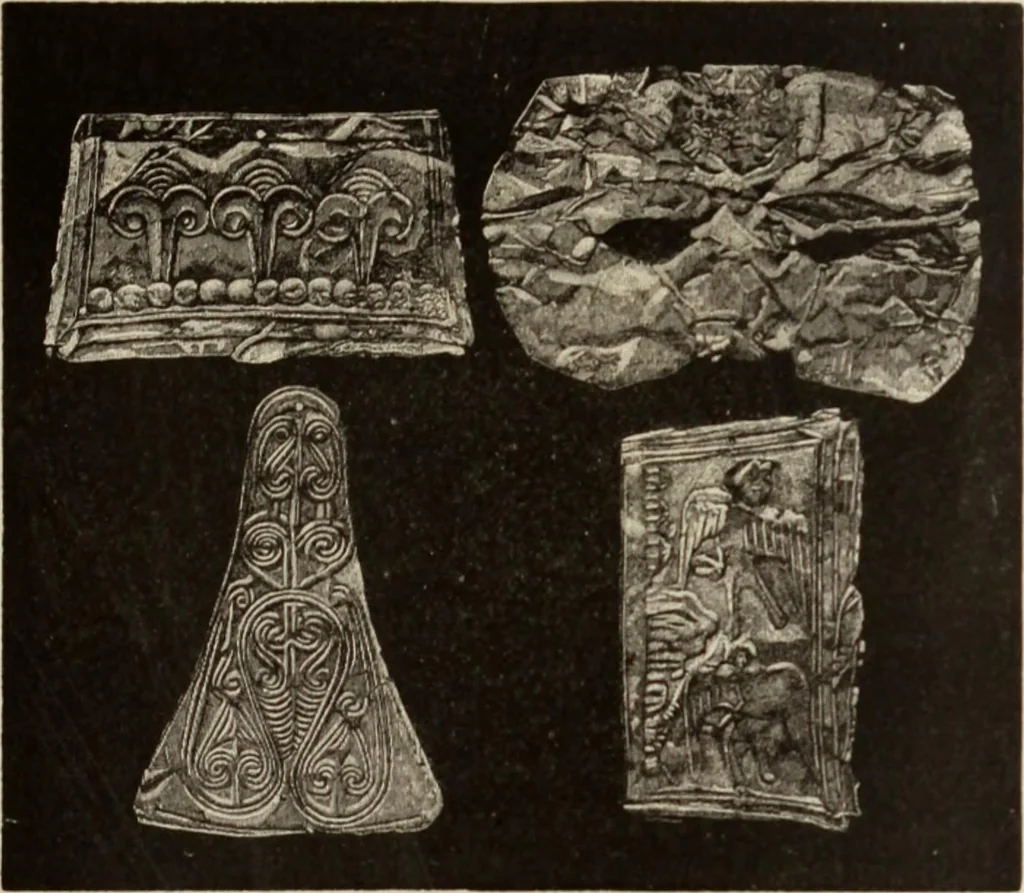 An illustration from Mycen©Œ : a narrative of researches and discoveries at Mycen©Œ and Tiryns, 1878, leaf 288