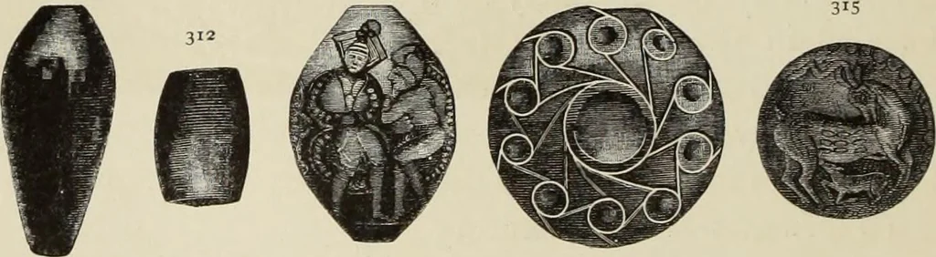 An illustration from Mycen©Œ : a narrative of researches and discoveries at Mycen©Œ and Tiryns, 1878, leaf 291