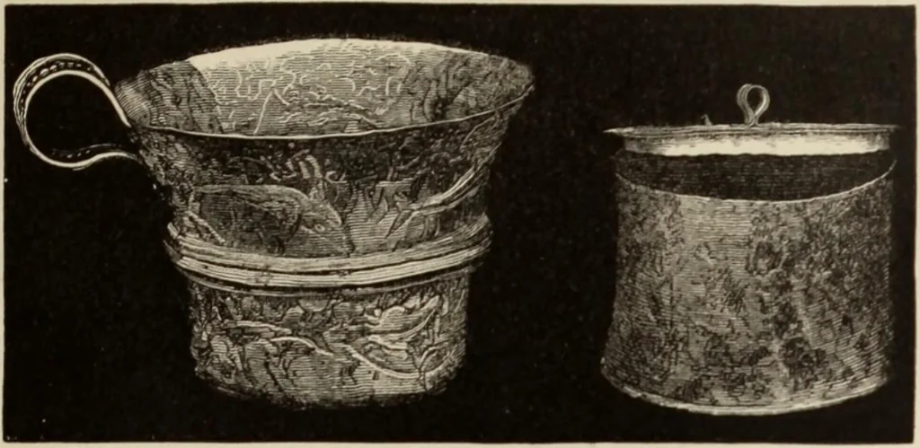 An illustration from Mycen©Œ : a narrative of researches and discoveries at Mycen©Œ and Tiryns, 1878, leaf 294
