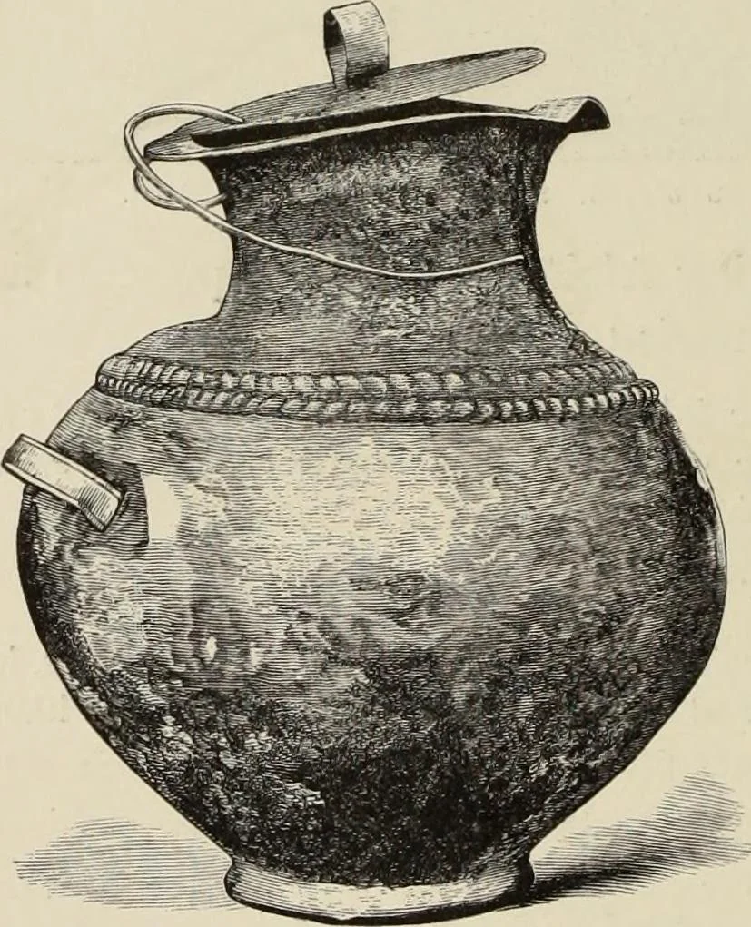 An illustration from Mycen©Œ : a narrative of researches and discoveries at Mycen©Œ and Tiryns, 1878, leaf 295