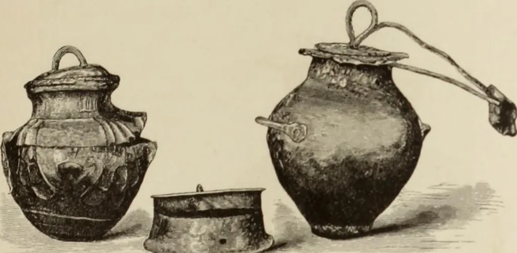 An illustration from Mycen©Œ : a narrative of researches and discoveries at Mycen©Œ and Tiryns, 1878, leaf 296