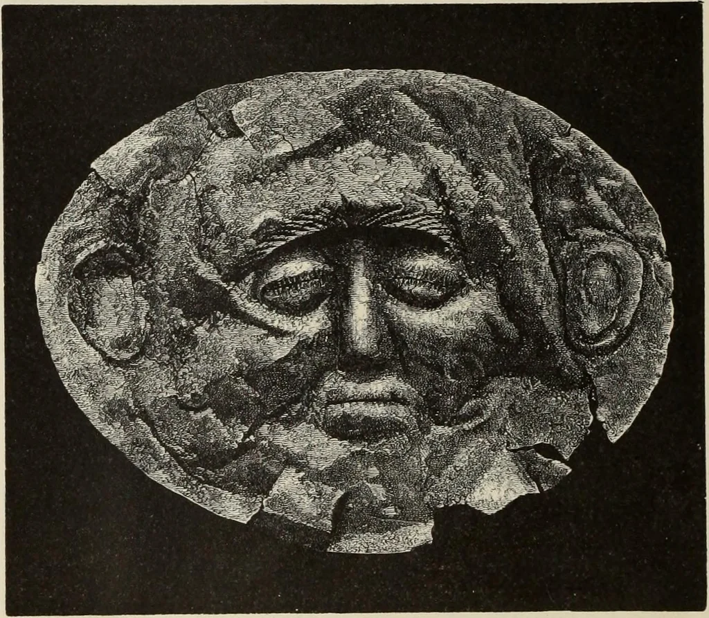 An illustration from Mycen©Œ : a narrative of researches and discoveries at Mycen©Œ and Tiryns, 1878, leaf 309