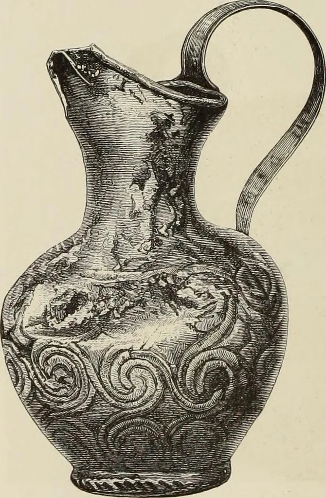 An illustration from Mycen©Œ : a narrative of researches and discoveries at Mycen©Œ and Tiryns, 1878, leaf 321