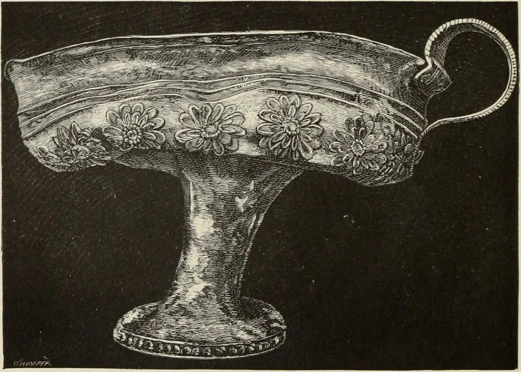 An illustration from Mycen©Œ : a narrative of researches and discoveries at Mycen©Œ and Tiryns, 1878, leaf 323