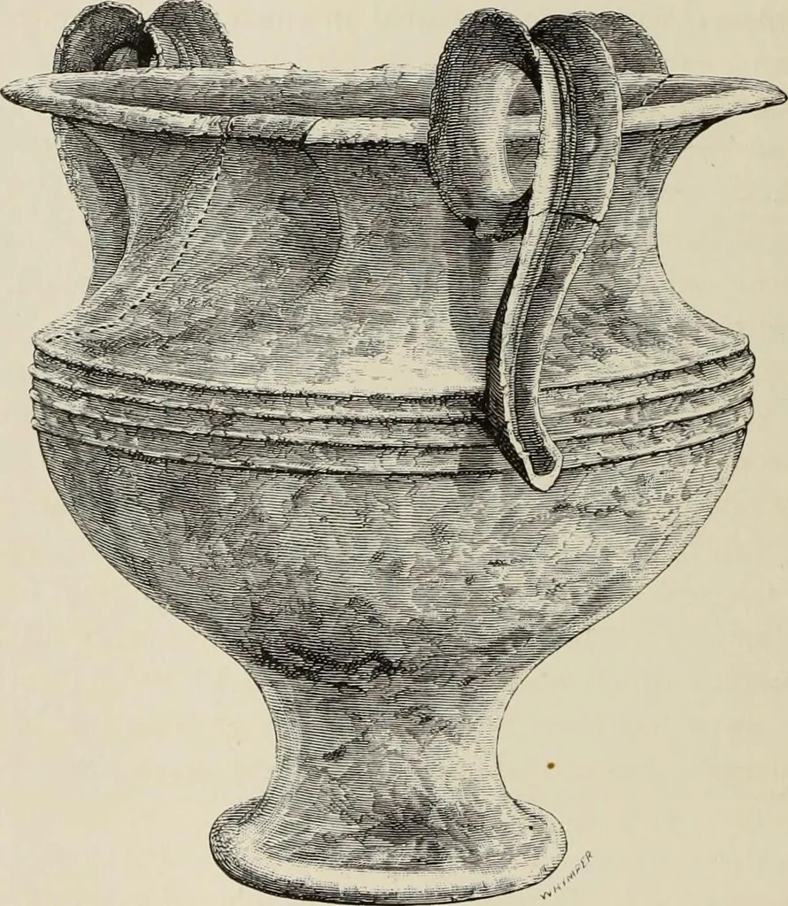 An illustration from Mycen©Œ : a narrative of researches and discoveries at Mycen©Œ and Tiryns, 1878, leaf 335