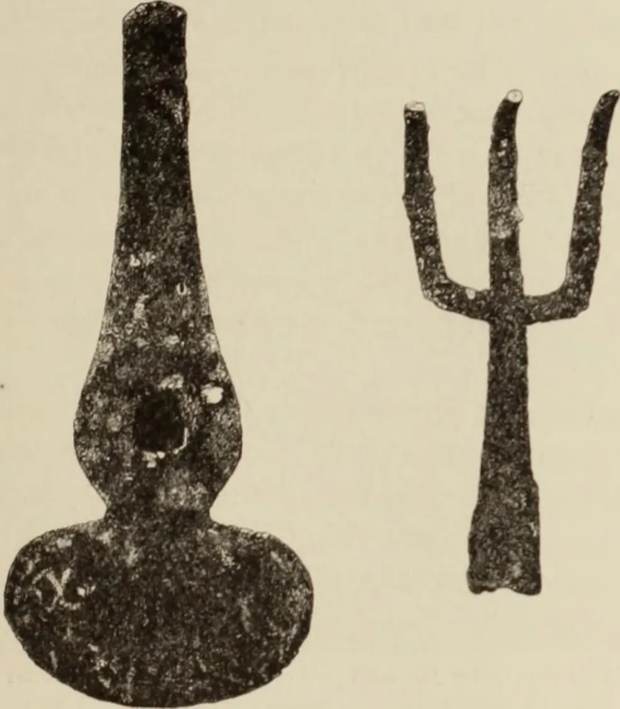 An illustration from Mycen©Œ : a narrative of researches and discoveries at Mycen©Œ and Tiryns, 1878, leaf 344