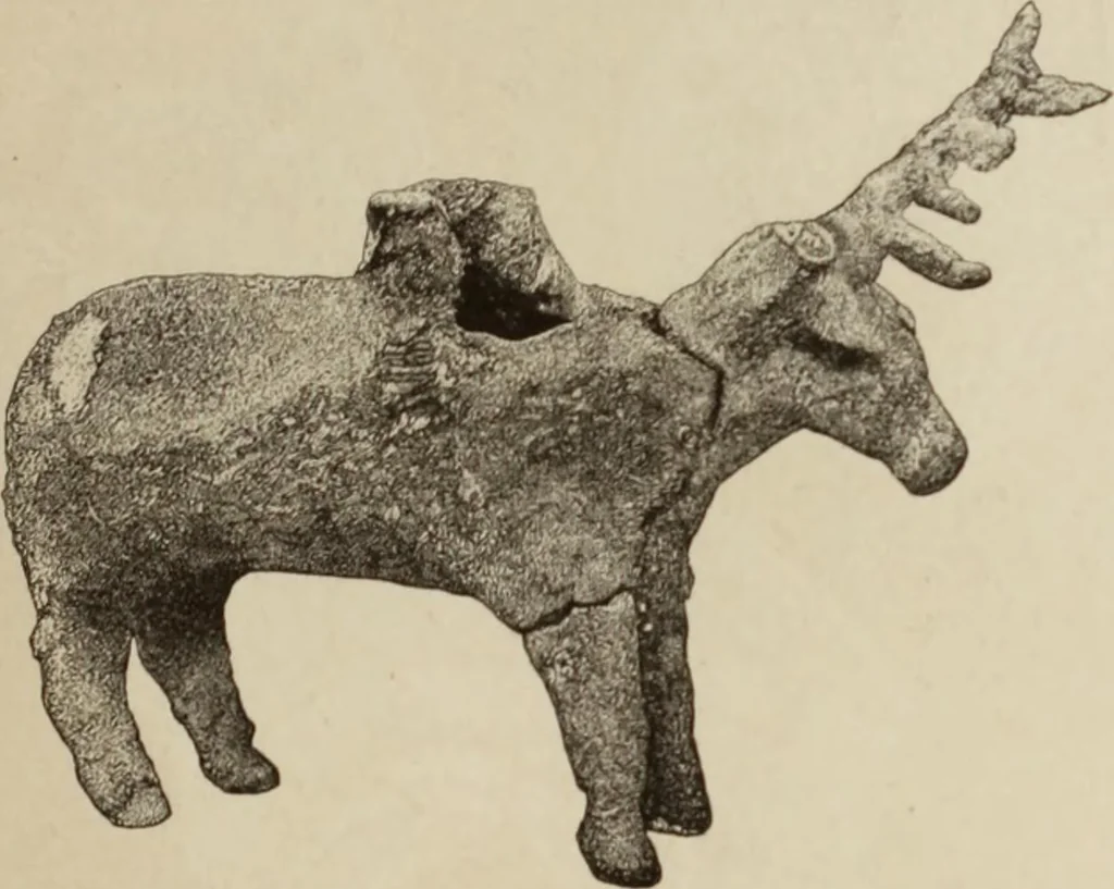 An illustration from Mycen©Œ : a narrative of researches and discoveries at Mycen©Œ and Tiryns, 1878, leaf 346