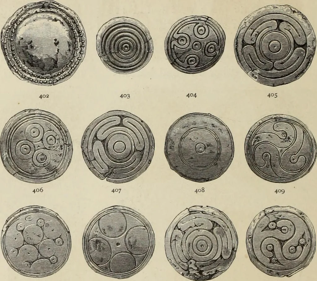 An illustration from Mycen©Œ : a narrative of researches and discoveries at Mycen©Œ and Tiryns, 1878, leaf 353