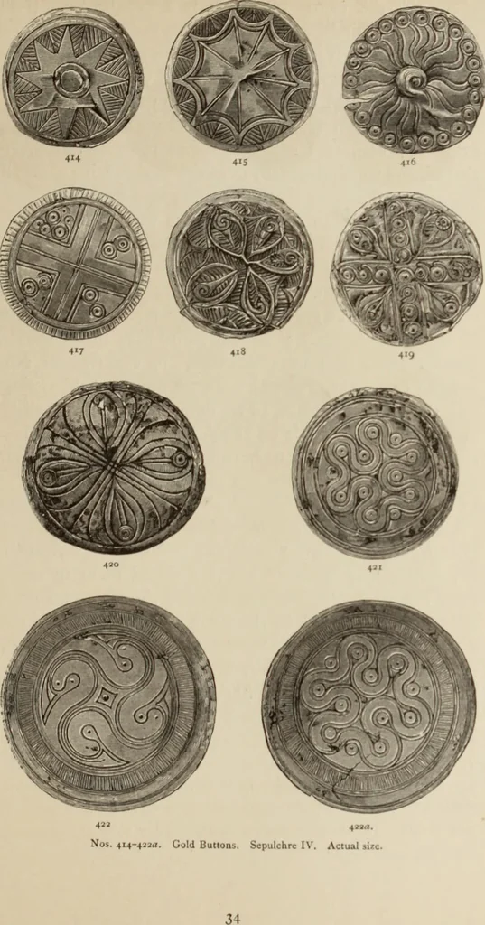 An illustration from Mycen©Œ : a narrative of researches and discoveries at Mycen©Œ and Tiryns, 1878, leaf 354