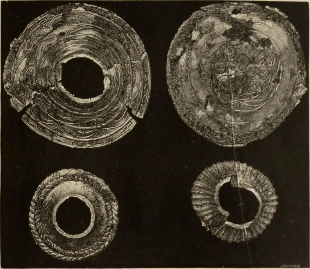An illustration from Mycen©Œ : a narrative of researches and discoveries at Mycen©Œ and Tiryns, 1878, leaf 360