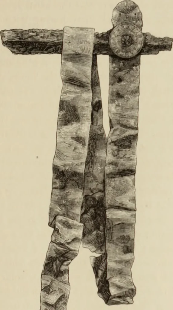 An illustration from Mycen©Œ : a narrative of researches and discoveries at Mycen©Œ and Tiryns, 1878, leaf 388
